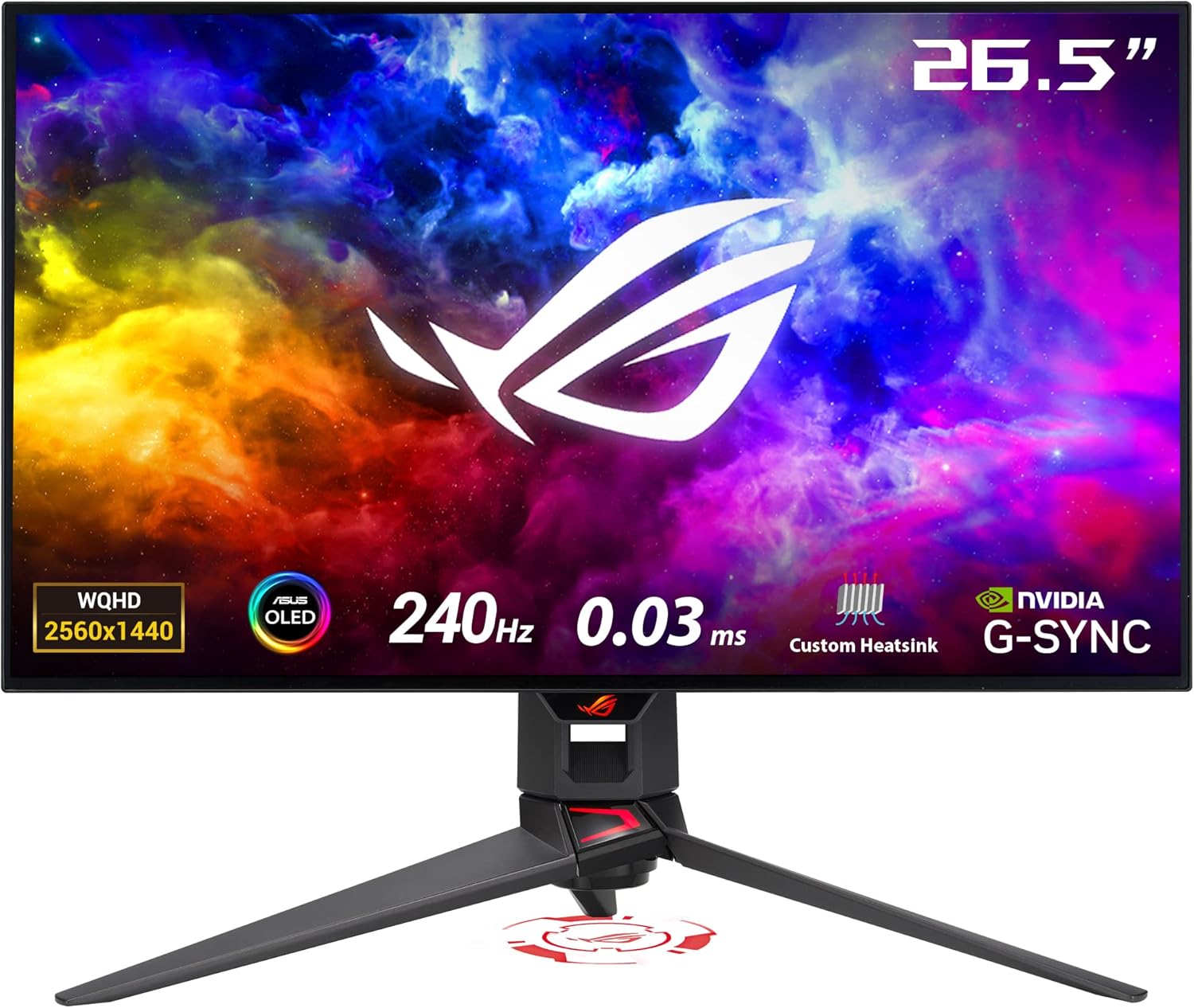 ASUS ROG Swift OLED PG27AQDM — Miglior monitor gaming 2026