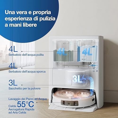 ECOVACS DEEBOT T20 OMNI con base all-in-one